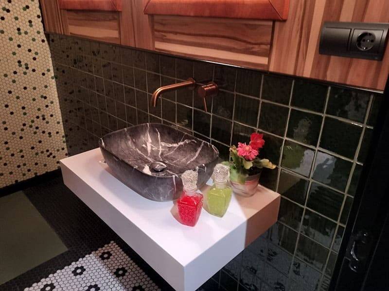 Lavabo · detalle cuidado